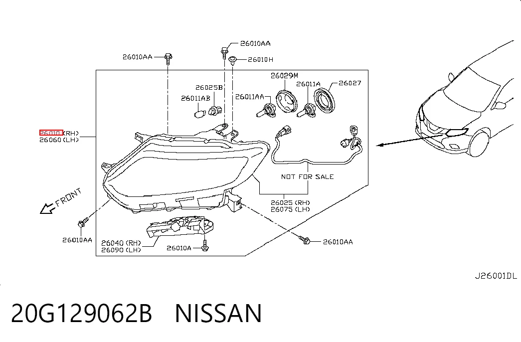 20G129062B Nissan/Infiniti