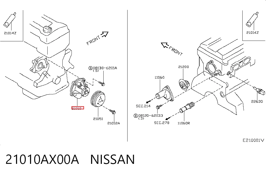 21010AX00A Nissan/Infiniti