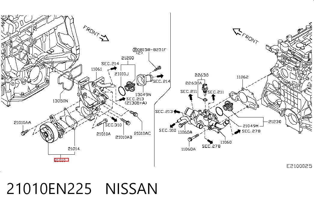 21010EN225 Nissan/Infiniti