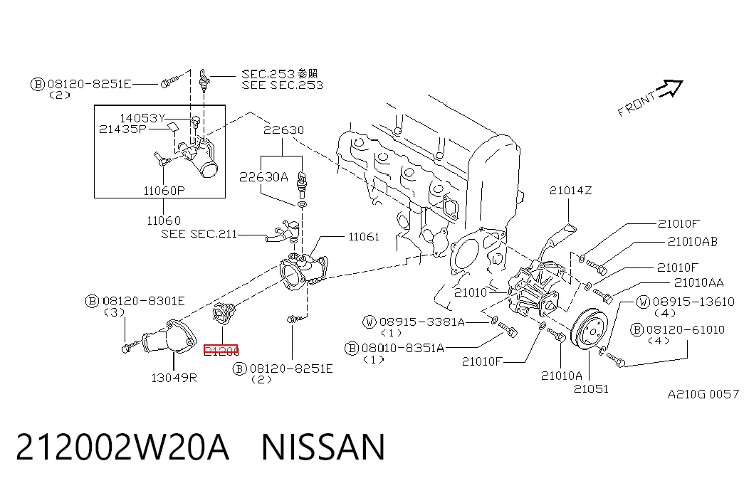 212002W20A Nissan/Infiniti