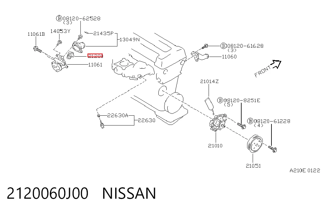 2120060J00 Nissan/Infiniti