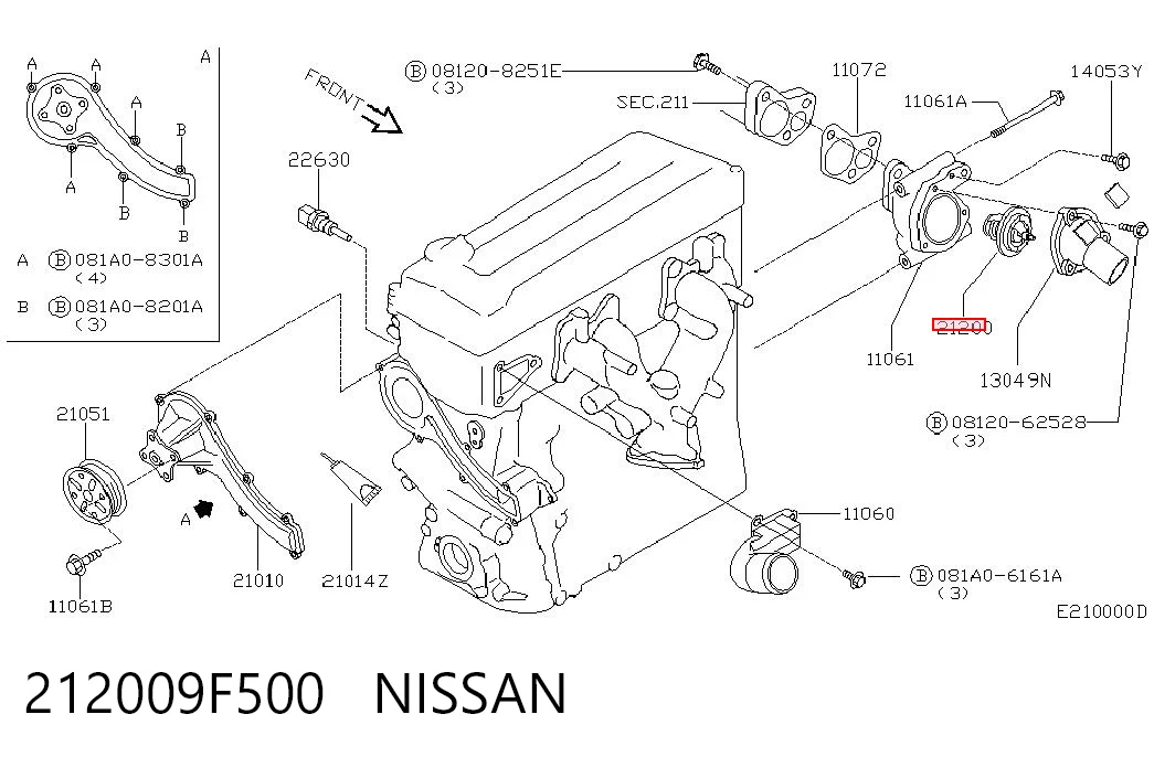 212009F500 Nissan/Infiniti