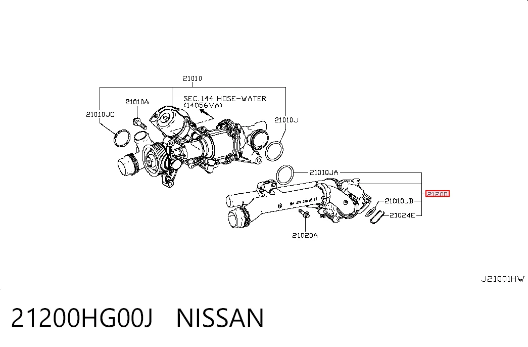21200HG00J Nissan/Infiniti
