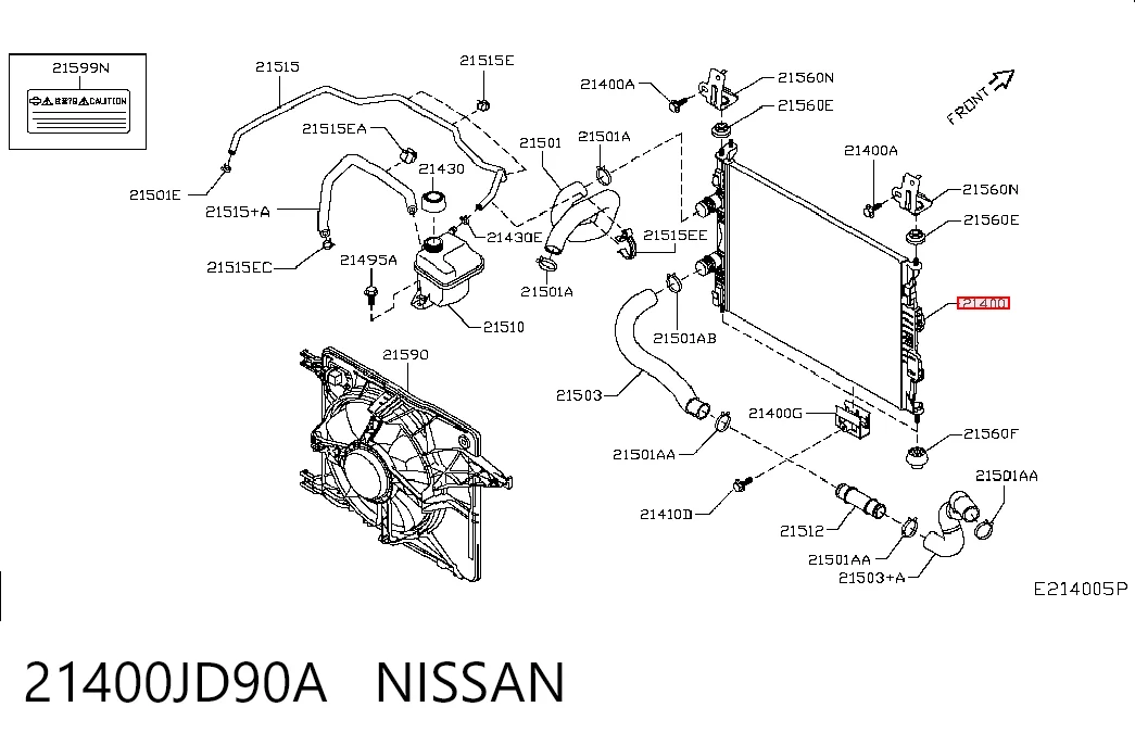 21400JD90A Nissan/Infiniti