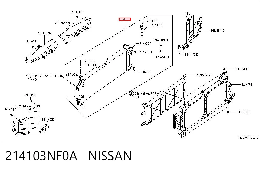214103NF0A Nissan/Infiniti