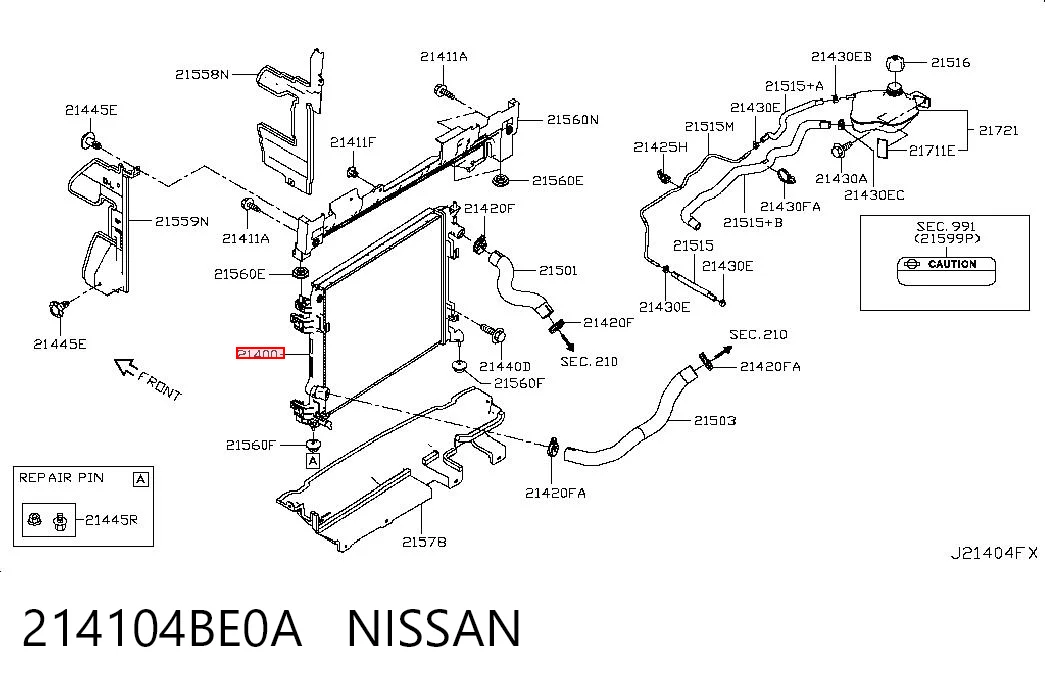 214104BE0A Nissan/Infiniti
