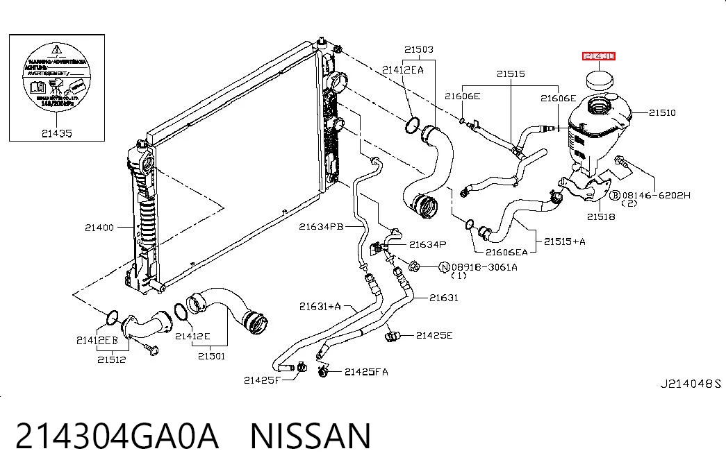 214304GA0A Nissan/Infiniti