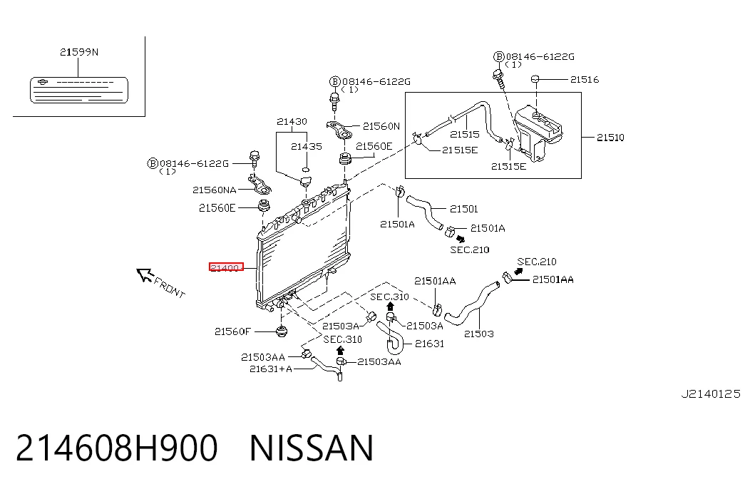 214608H900 Nissan/Infiniti
