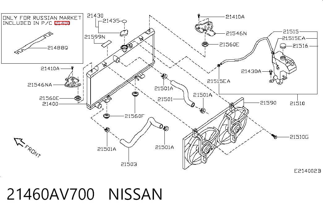 21460AV700 Nissan/Infiniti