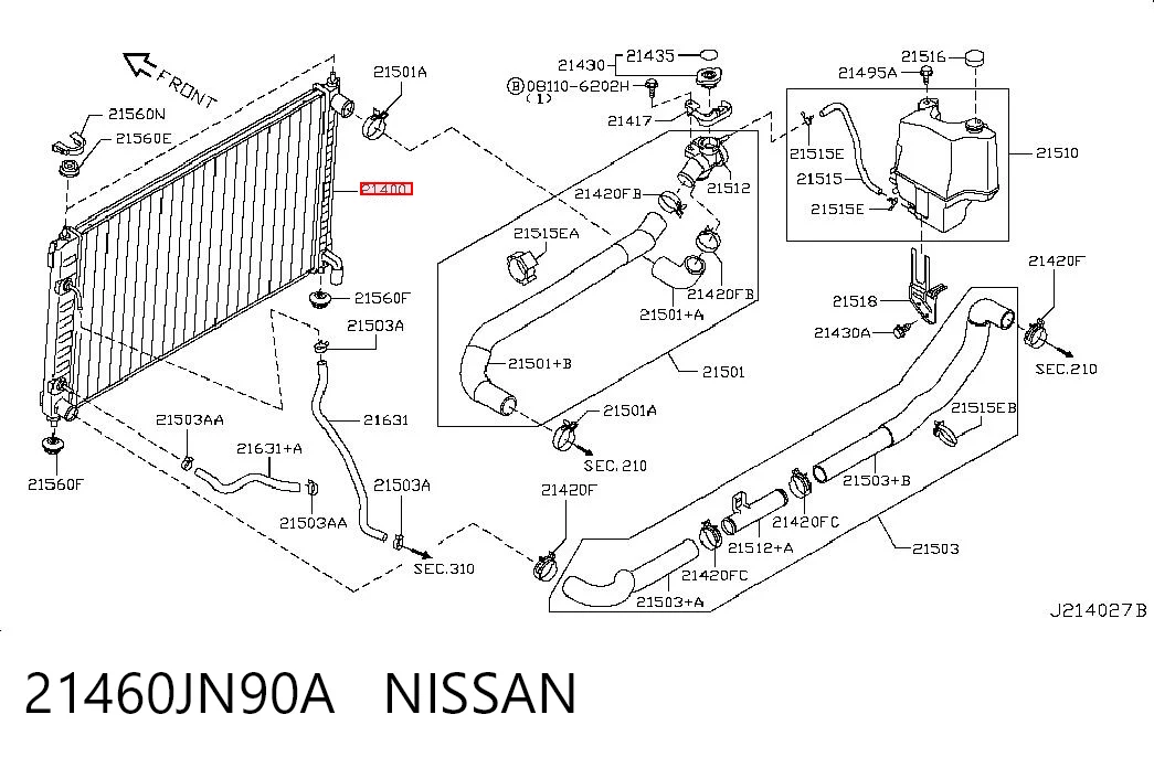 21460JN90A Nissan/Infiniti