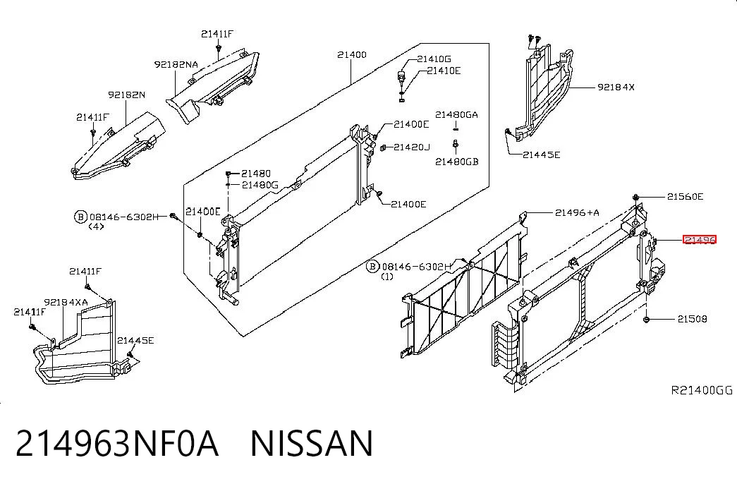 214963NF0A Nissan/Infiniti