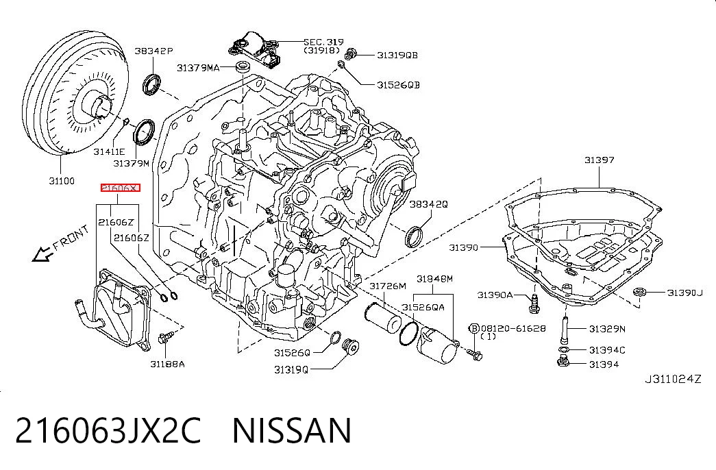 216063JX2C Nissan/Infiniti