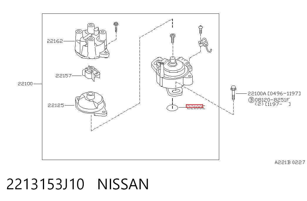 2213153J10 Nissan/Infiniti