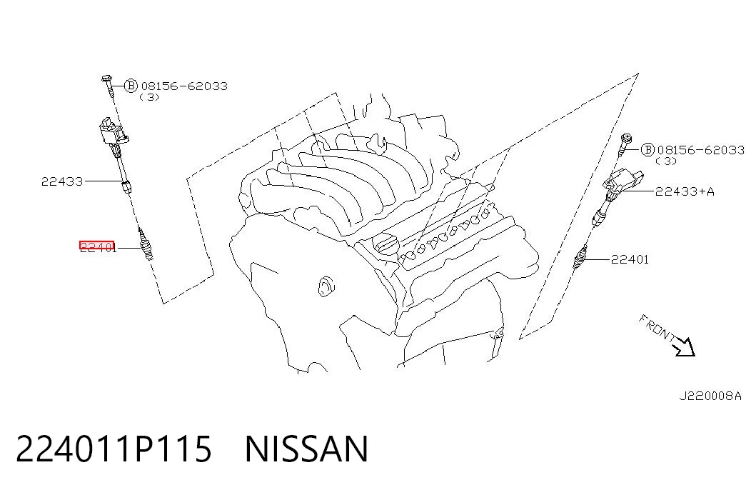 224011P115 Nissan/Infiniti