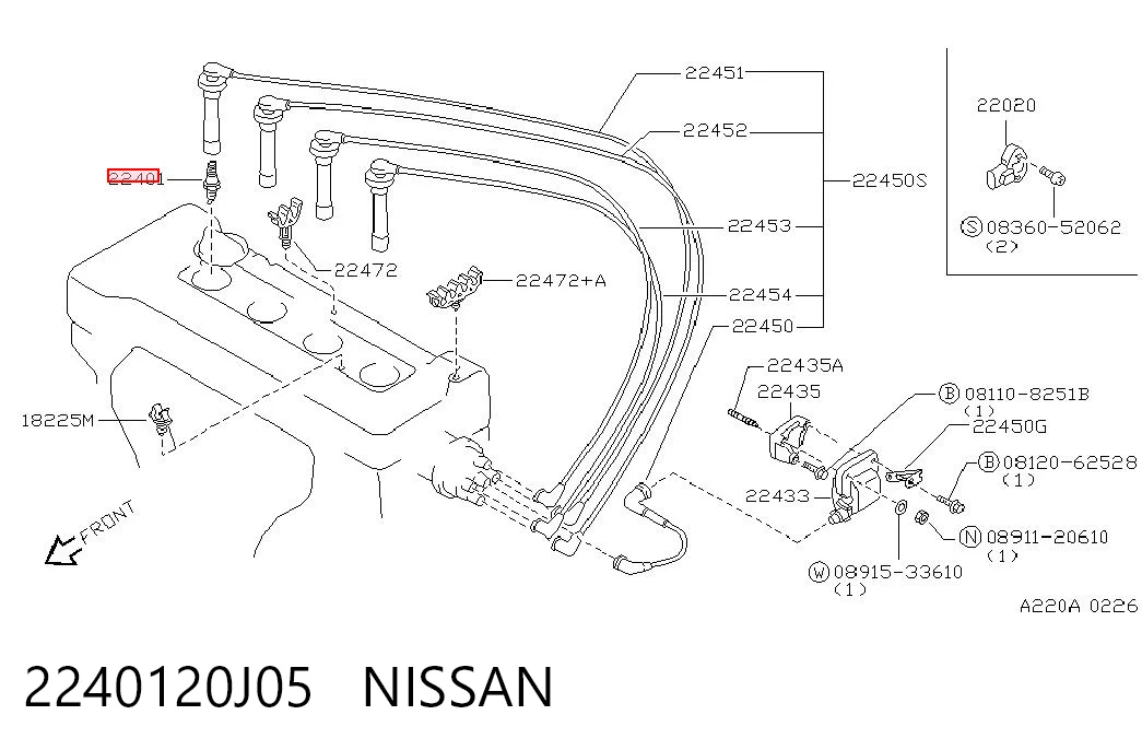 2240120J05 Nissan/Infiniti