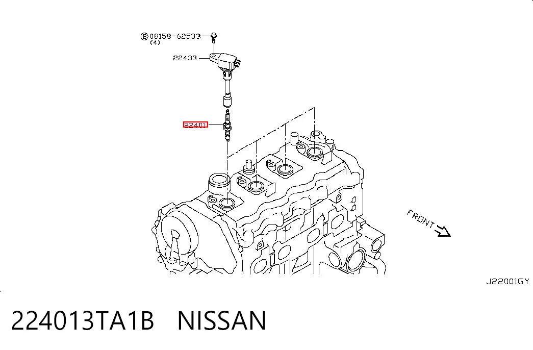 224013TA1B Nissan/Infiniti Świeca zapłonowa