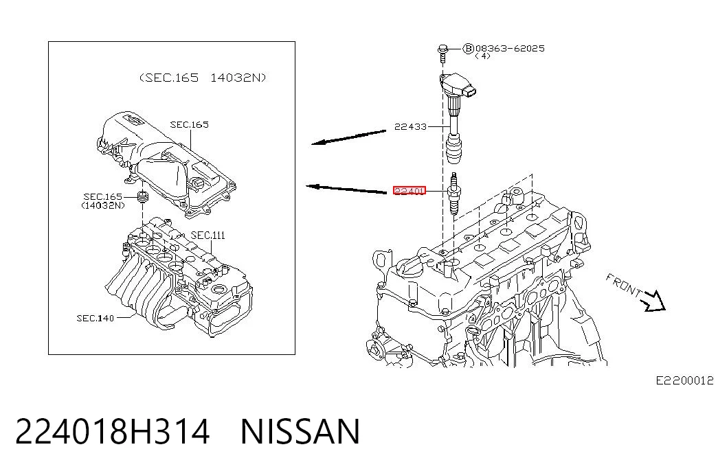 224018H314 Nissan/Infiniti