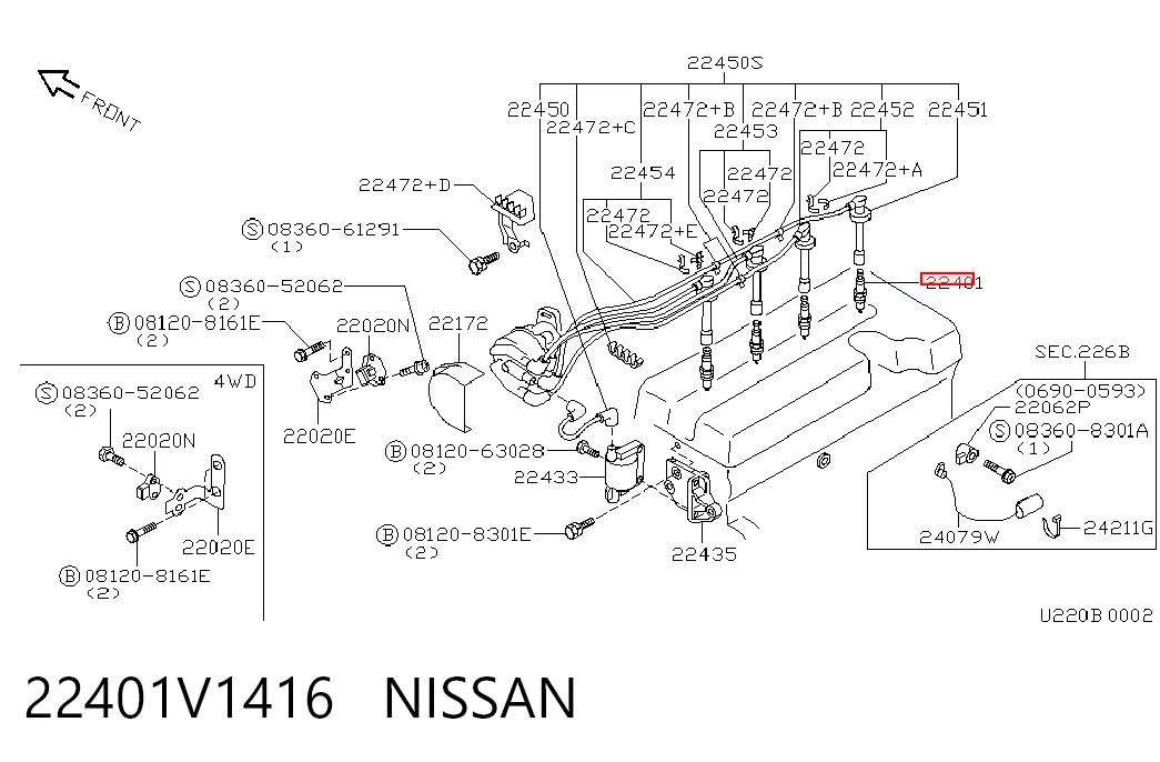 22401V1416 Nissan/Infiniti