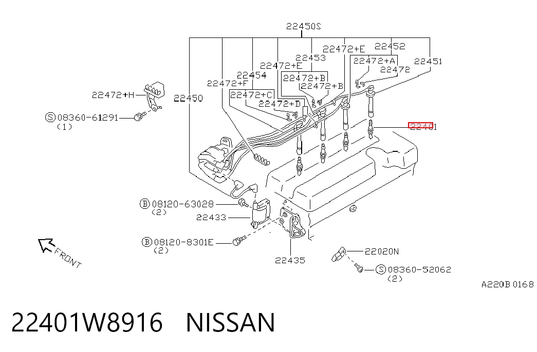 22401W8916 Nissan/Infiniti