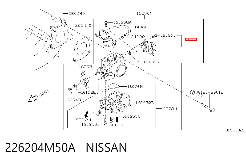 226204M50A Nissan/Infiniti