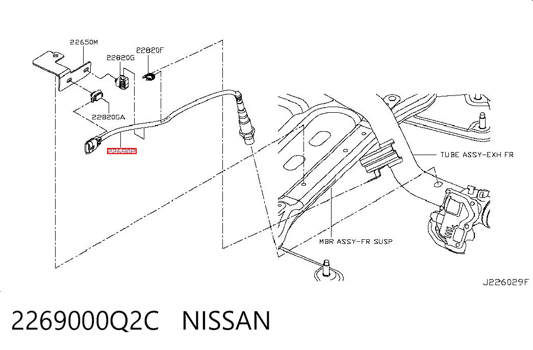 2269000Q2C Nissan/Infiniti