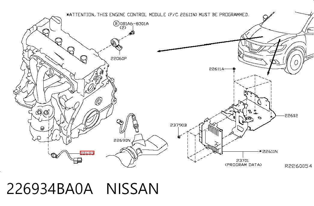 226934BA0A Nissan/Infiniti
