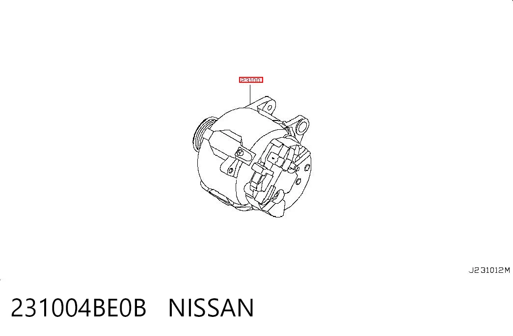 Do koszyka Alternator Nissan Qashqai +2 I J10