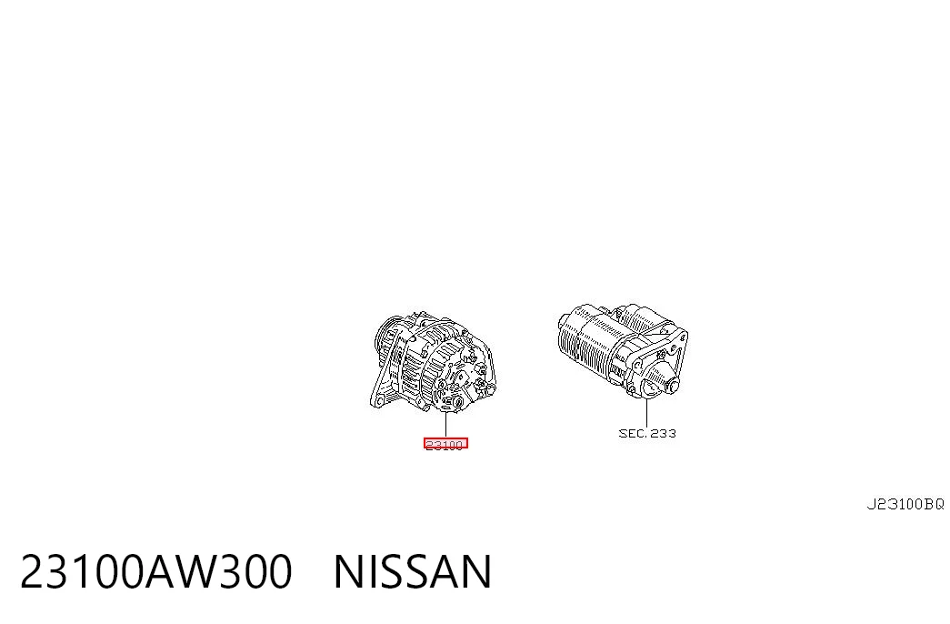 Do koszyka Alternator Nissan Primera  P12