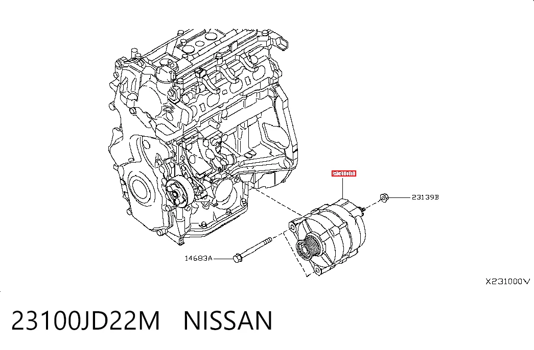 Do koszyka Alternator Nissan Tiida ASIA C11