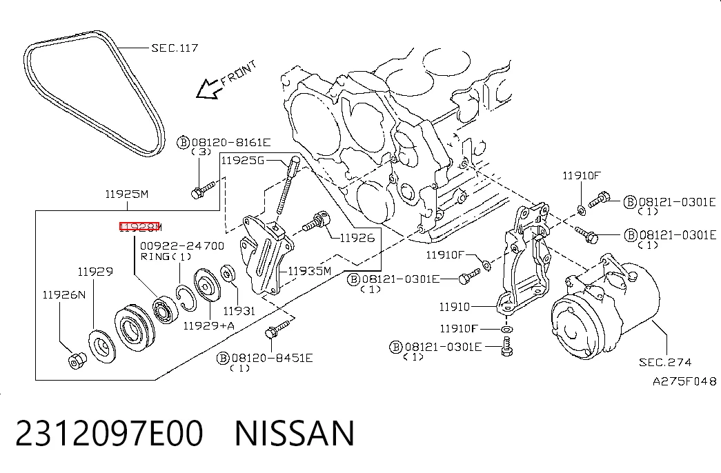  Łożysko alternatora Fiat Ducato 3