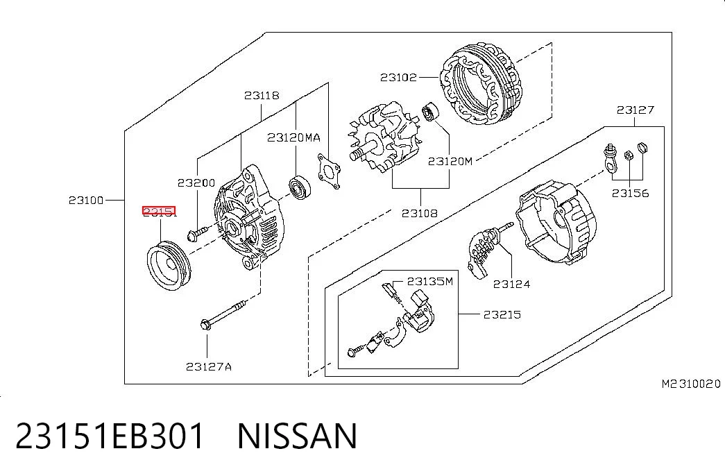 23151EB301 Nissan/Infiniti