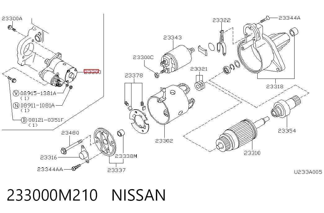 Rozrusznik do Nissan Sunny II N13