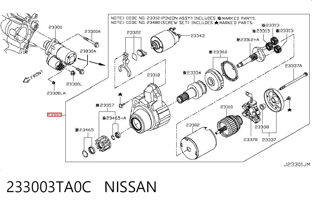 Rozrusznik do Nissan Altima L33 