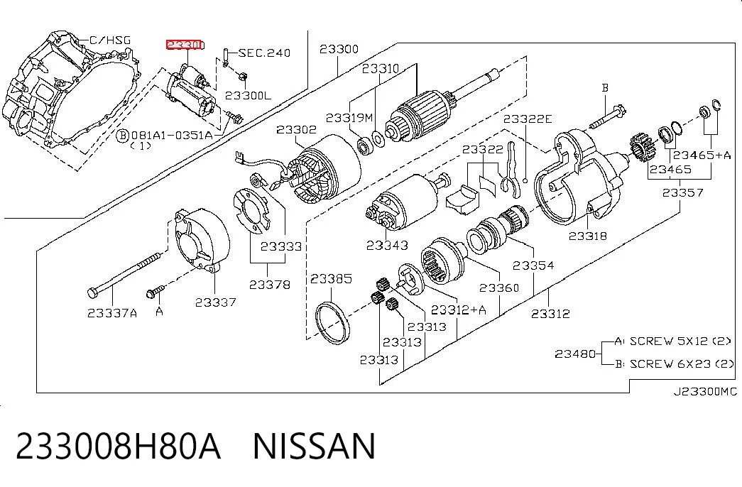 Rozrusznik Nissan X-Trail SUV (T30) (2001 - 2007) cena, od 61,58 USD