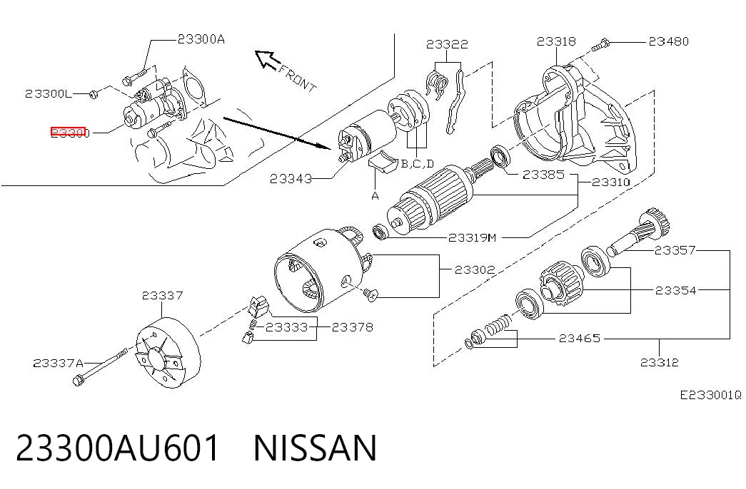  Rozrusznik Nissan X-Trail 