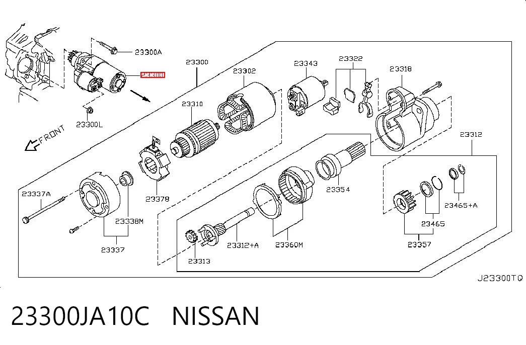 Rozrusznik do Nissan Teana  J32