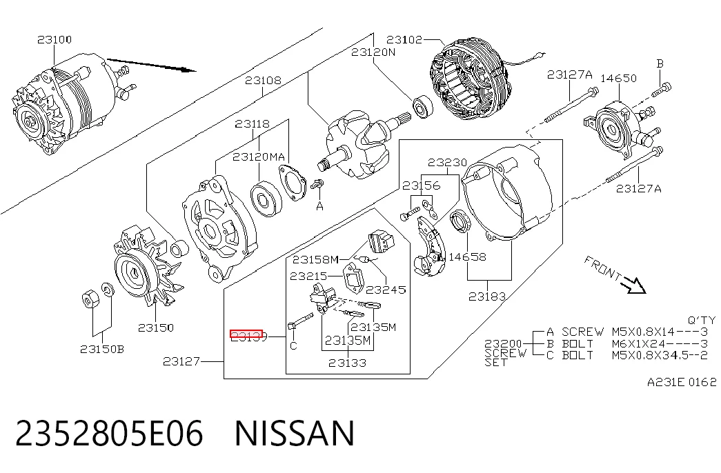 2352805E06 Nissan/Infiniti