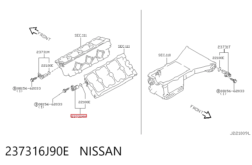 237316J90E Nissan/Infiniti
