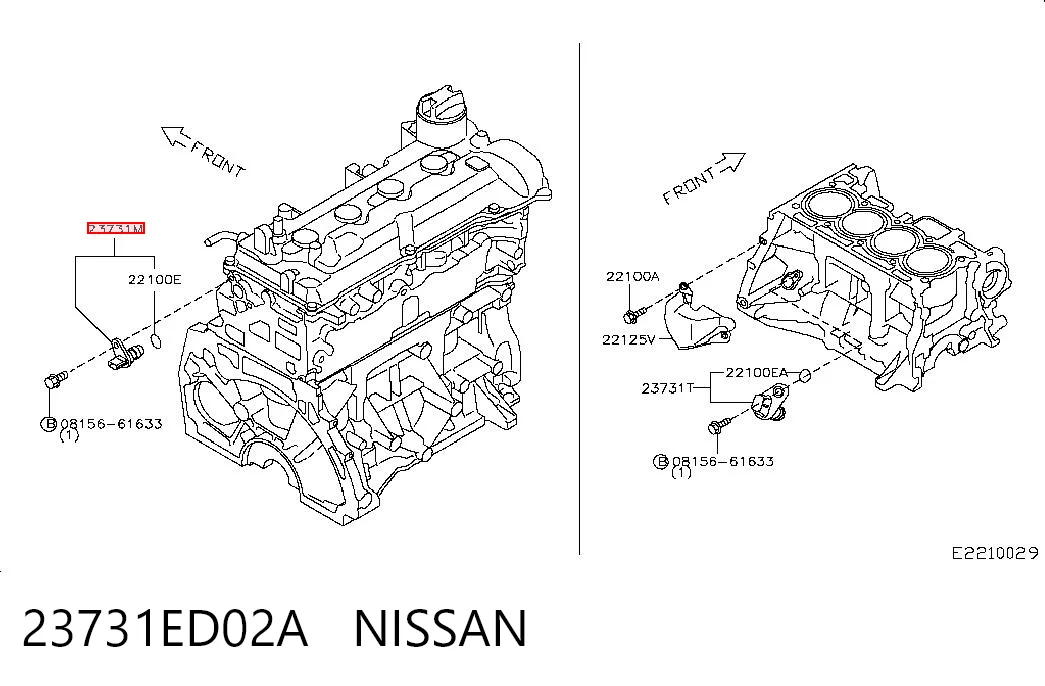 23731ED02A Nissan/Infiniti