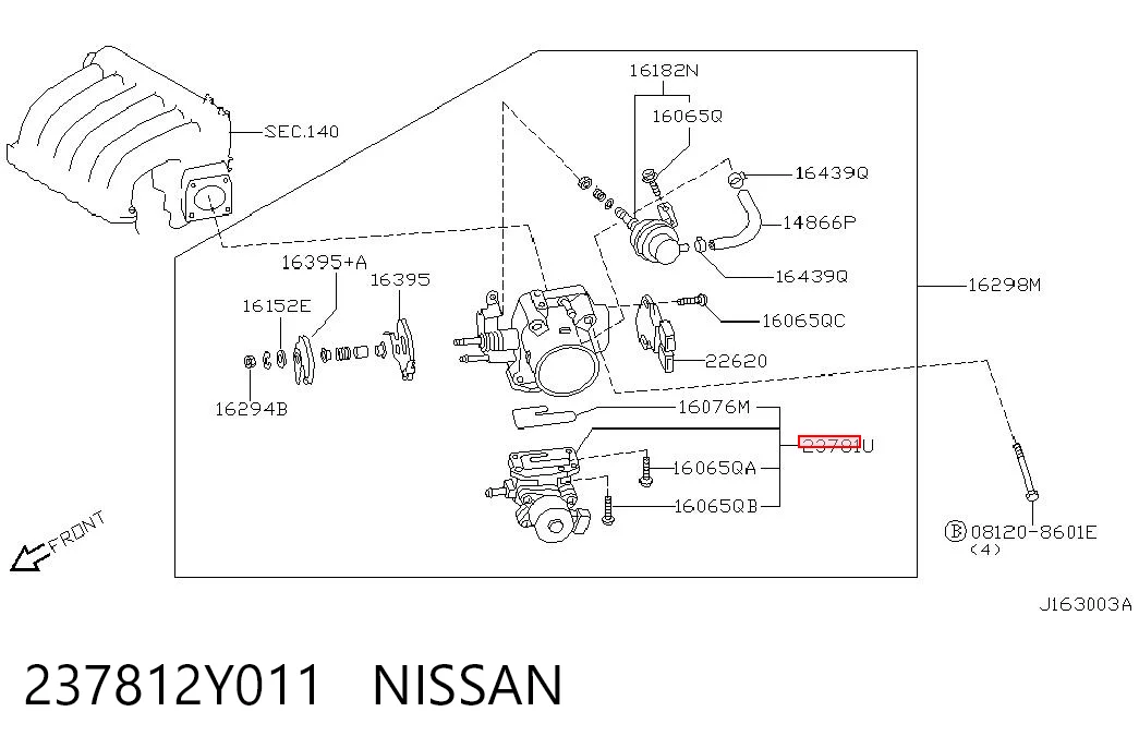 Regulator biegu jałowego do Nissan Maxima  A33