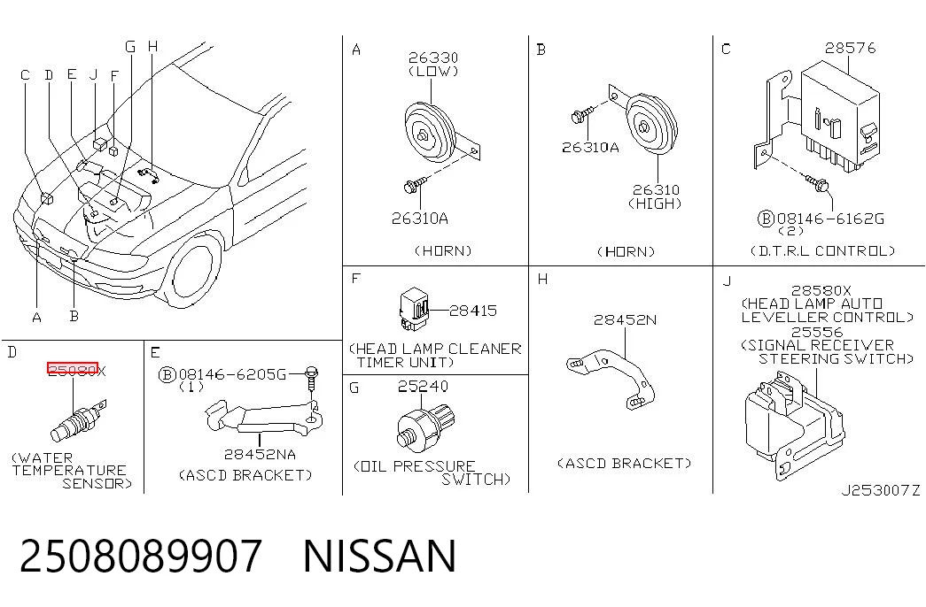 2508089907 Nissan/Infiniti