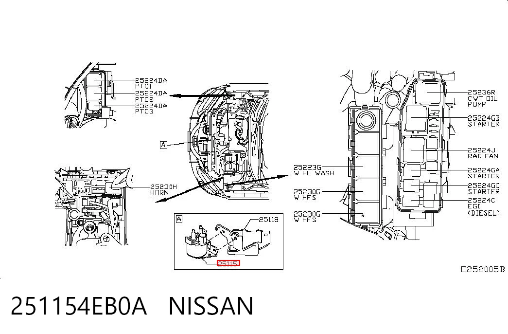 251154EB0A Nissan/Infiniti