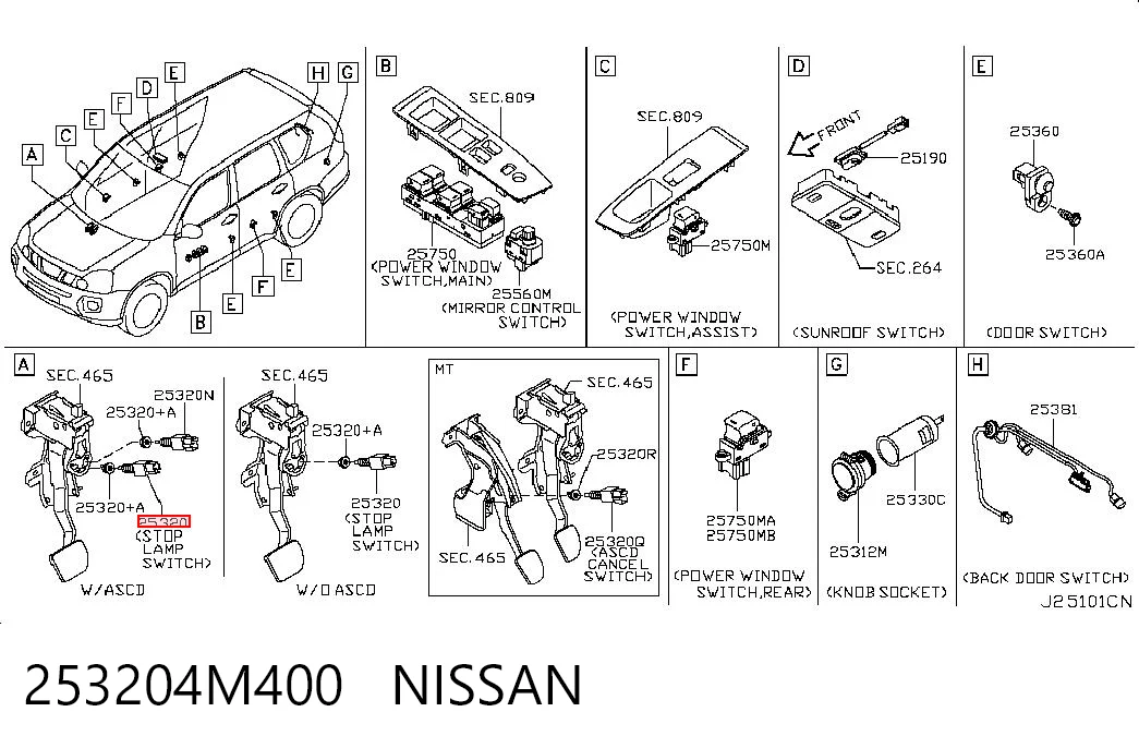 253204M400 Nissan/Infiniti