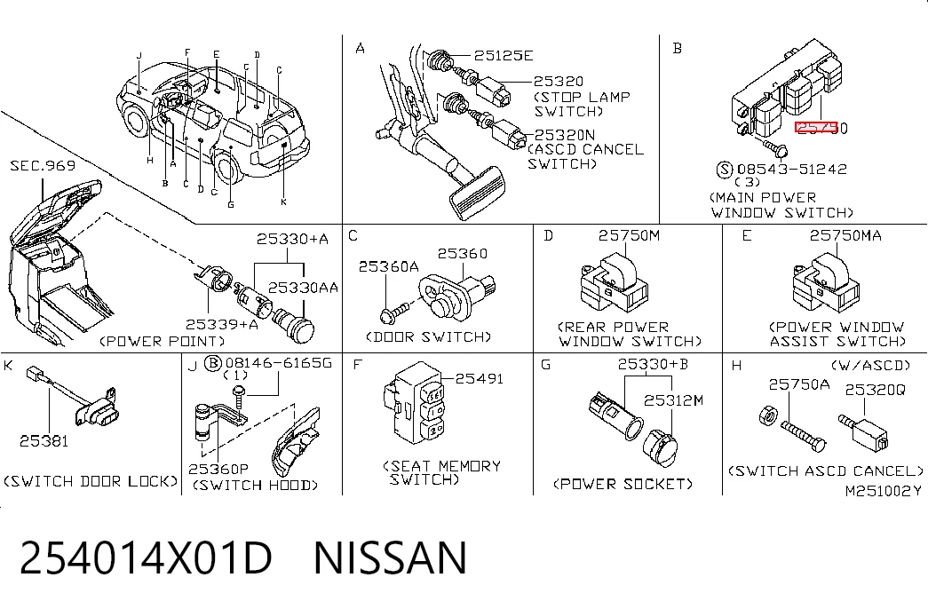 254014X01D Nissan/Infiniti