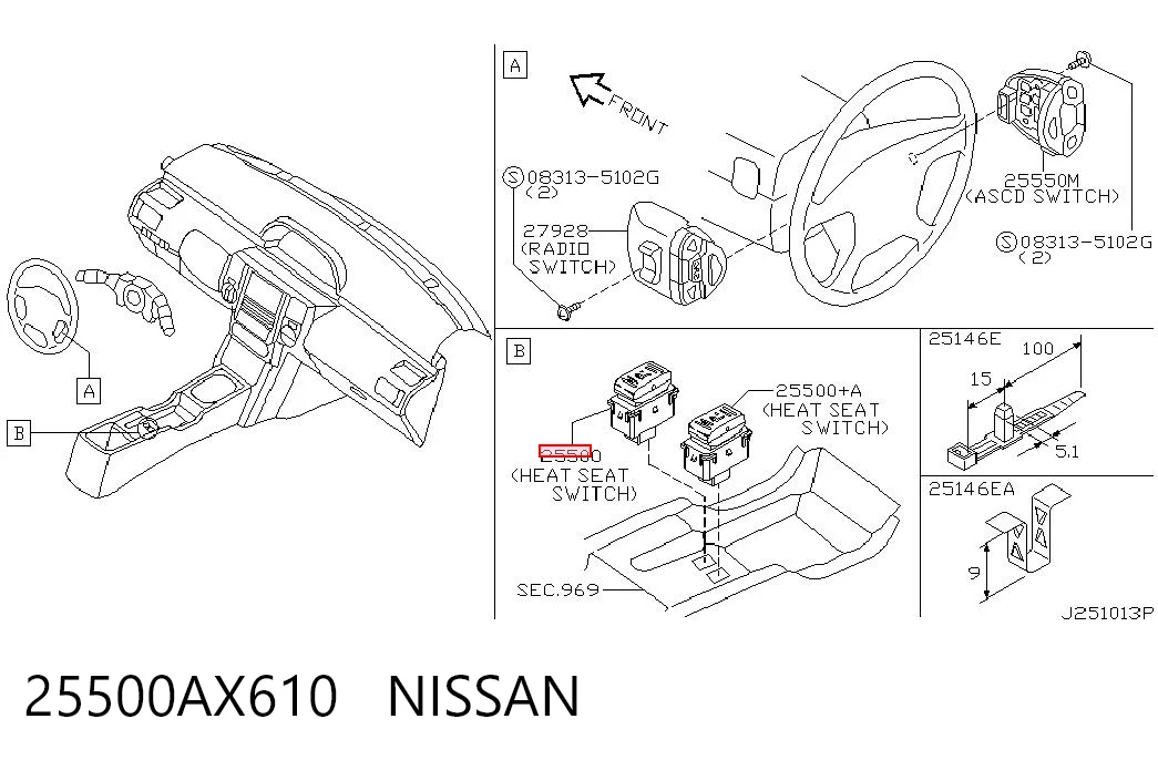 25500AX610 Nissan/Infiniti