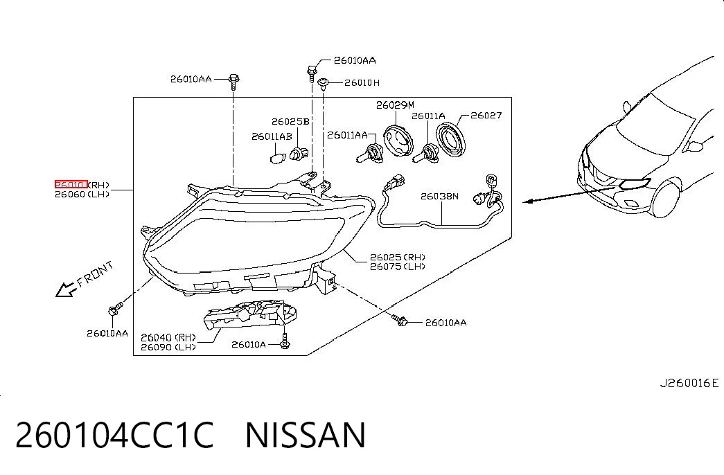 260104CC1C Nissan/Infiniti