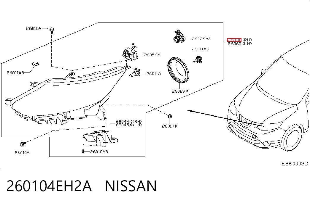 260104EH2A Nissan/Infiniti