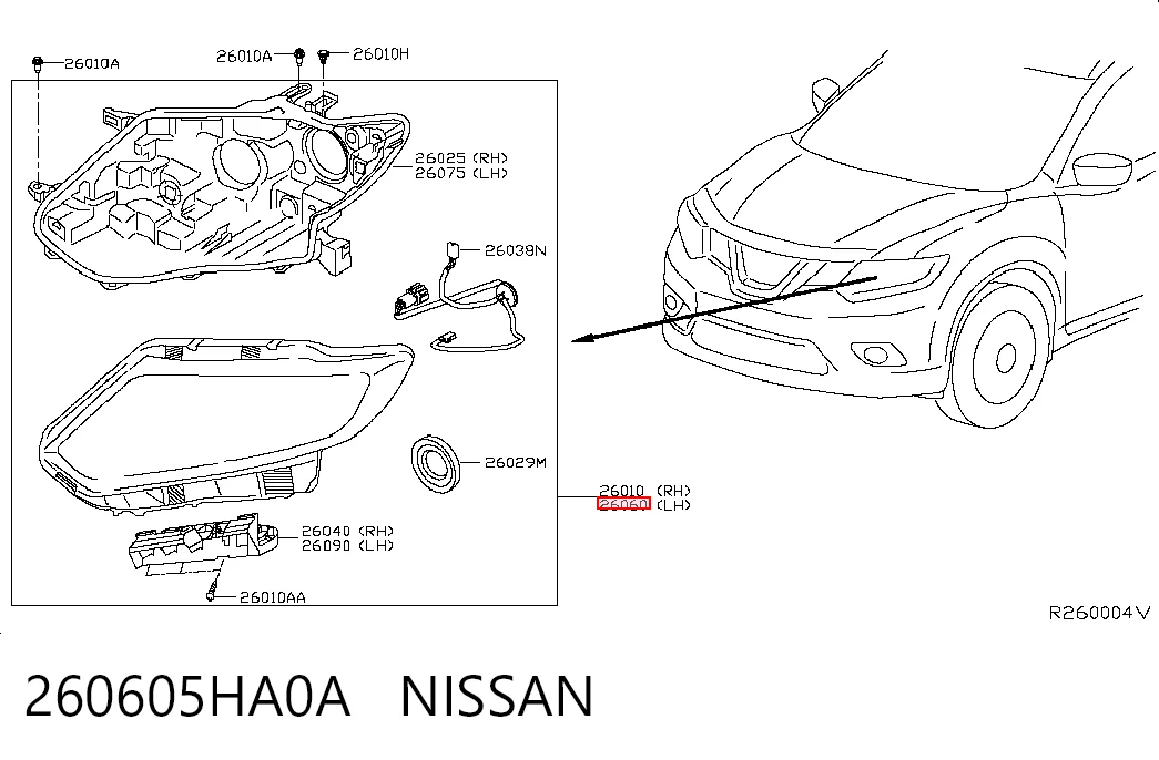 260605HA0A Nissan/Infiniti