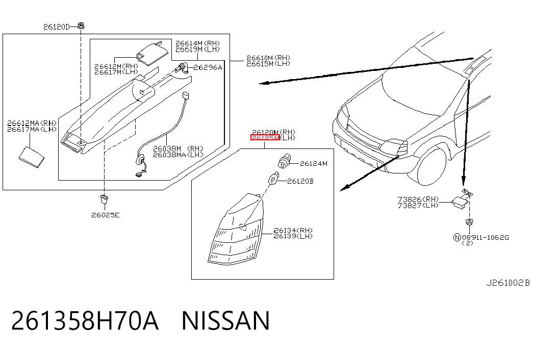 Kierunkowskaz lewy do Nissan X-Trail  T30