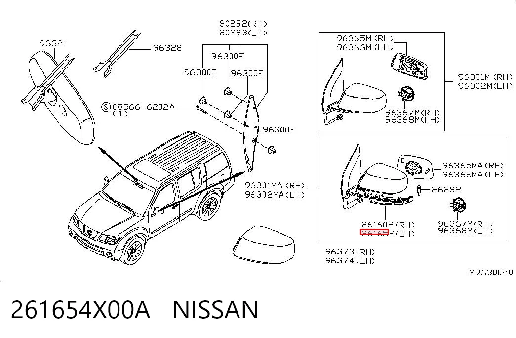 261654X00A Nissan/Infiniti